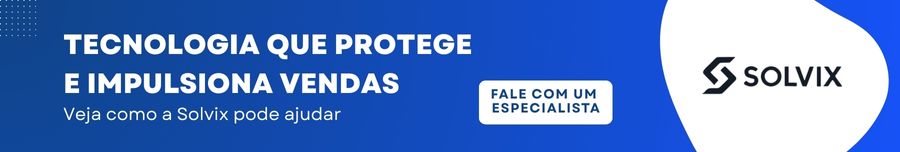 Banner da Solvix sobre tecnologia que protege e impulsiona vendas