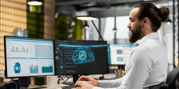 Gestão corporativa com inteligência artificial e dados
